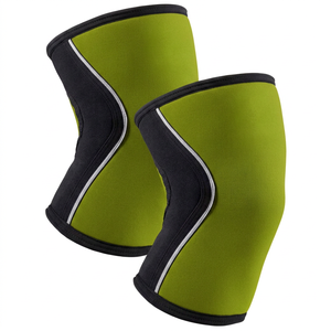 Genouillère de musculation unisexe sur mesure en néoprène respirant de 7 mm d'épaisseur pour une protection avancée - Product Image 1