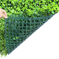 Mur artificiel réaliste plante suspendue mur d'herbe verte fleur toile de fond mur vert pour jardin intérieur extérieur