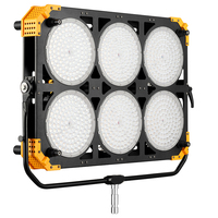 Kit d'éclairage LED pour film vidéo Pdl Durable de haute qualité, Luxed 6 bicolore de 900W pour la photographie