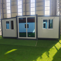 Casa Contenedor Modular de Lujo Personalizada, Estilo Moderno, Duradera, Desmontable y Expandible para Uso en Exteriores, Hecha de Acero
