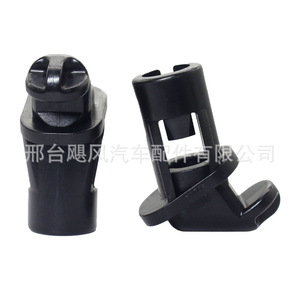 Mitsubishi Hood Support Rod <b>Bracket</b> 38.3mm Black <b>Plastic</b> For Repair And Replacement - Product Image 4