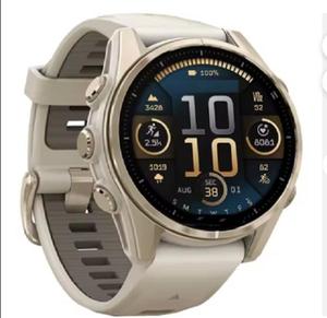 VENTES ORIGINALES de montres intelligentes GPS de qualité industrielle - 43 mm Gris brumeux Grès foncé Or doux OEM Personnalisé Garantie de 3 ans - Product Image 4