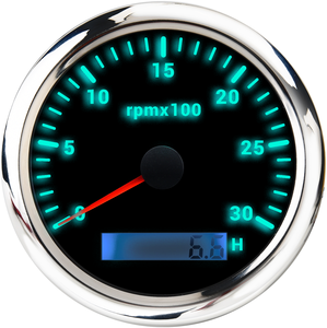 7 rétro-éclairage numérique 85mm, tachymètre Diesel, jauge de RPM, <span class=keywords><strong>compteur</strong></span> de régime avec <span class=keywords><strong>compteur</strong></span> horaire 1-8000RPM - Product Image 6