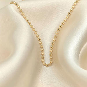 <span class=keywords><strong>Cadena</strong></span> de <span class=keywords><strong>oro</strong></span> sólido de 18K para mujer y <span class=keywords><strong>hombre</strong></span>, collar de <span class=keywords><strong>oro</strong></span> de 2mm y 3mm, a granel, AU750, joyería de moda al por mayor - Product Image 3