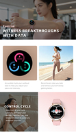 Montres intelligentes pour femmes tendance, HW-L2 MINI, écran tactile rond, appel téléphonique, montre connectée étanche IP67, montre de sport et de fitness