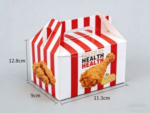 Caja de Papel para Comida Rápida Personalizada al por Mayor de Alta Calidad para Llevar Pollo Frito, Nuggets y Alitas - Product Image 4