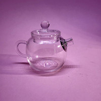Jardinière de terrarium en verre transparent de forme moderne théière adaptée aux bonsaïs couverture de dôme en verre coloré décor à la maison pour jardin succulent