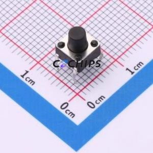 SH-6X6X7H-CJ Tactile Switch DIP-4P,6x6mm Switch Single Pole Single Throw Round Button 2.5N Through Hole - Product Image 1