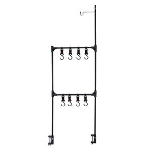 Estante de almacenamiento multifuncional para escritorio, soporte plegable de aleación de aluminio para equipo de acampada, utensilios de picnic y barbacoa - Product Image 2