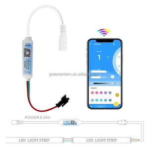 وحدة تحكم SPI صغيرة LED SP621E موسيقى رقمية ليد عن بعد بتطبيق USB DC اختيارية بكسل شريط LED WS2811 WS2812 wss2812b وحدة تحكم - Product Image 4