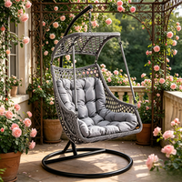 Chaise longue de jardin moderne pour extérieur avec canapé en rotin PE