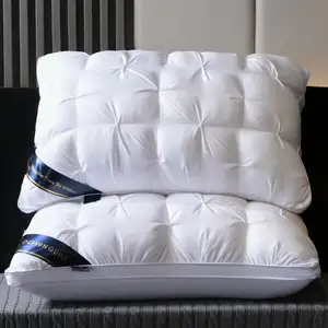 Индивидуальная цветочная и скручивающая ткань, Высококачественная мягкая Белая Подушка для отелей, подушка с медленным отскоком