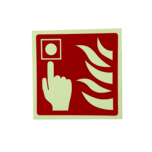Photoluminescent Fire Alarm <strong>Call</strong> <strong>Point</strong> Sign Signage PVC Safety Warning Luminous Fire Alarm Sign - Product Image 1