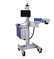 Machine de marquage laser pour ligne de production, imprimante laser pour date d'expiration et code de lot, pour sacs en plastique, câbles, bouteilles PET