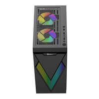 Boîtier de jeu d'ordinateur Full Tower Diy Verre trempé Refroidissement par eau Rgb Boîtier de jeu d'ordinateur Rbg
