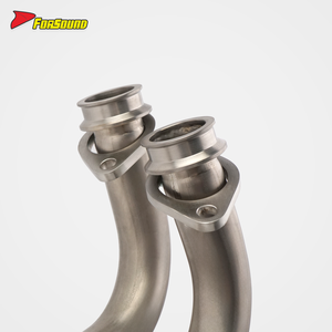 Nuevo Escape FORSOUND para Yamaha TMAX 560, Maxi-Scooter de Dos Cilindros, Sección Delantera-Media de Titanio, Instalación Directa con Tornillos - Product Image 5