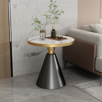 Leichter Luxus Moderner Einfacher Kleiner Couch tisch Skandi navis cher Stil Robuster Metalls chiefer marmor für den Heimgebrauch für Wohnzimmer ecke