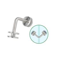 Vente en gros main courante réglable en acier inoxydable balustrade escalier garde-corps support mural pour tube carré