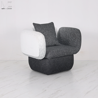 Fauteuil d'appoint italien moderne pour la maison Fauteuil d'appoint de luxe au design contemporain pour le salon