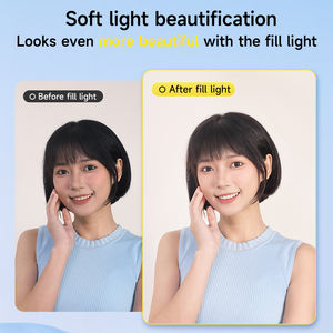 2025 мини-Макарон Цвет светодиодное кольцо свет портативный селфи фото и видео Освещение для телефона и ноутбука D7 Сращивание зажим Новое поступление - Product Image 2