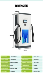 Veicolo elettrico solare EV 80KW modulo di alimentazione cc per caricabatterie EV GB/T NB/stazione di ricarica a doppia pistola montata a parete - Product Image 6