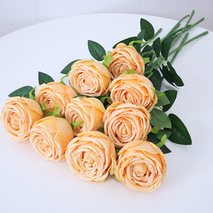 51cm Single Stem Princess Artificial Roses, Lifelike Faux <b>Flowers</b> for Living Room Floral <b>Display</b> & Styling - Product Image 6