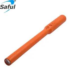 Saful the newest handheld manual metal detector with flashlight TS P1003 ce fcc rohs 5 volt battery