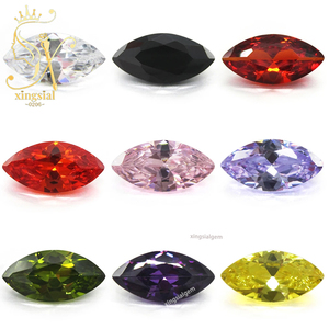 อัญมณีเซอร์โคเนียเทียมสีม่วง/สีม่วงเพชรสังเคราะห์จากห้องแล็บโดยตรงจากโรงงาน - Product Image 4