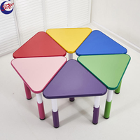 Ensemble table et chaises colorées pour enfants, best-seller, pour garderie, école, mobilier de maternelle et utilisation pour les fêtes