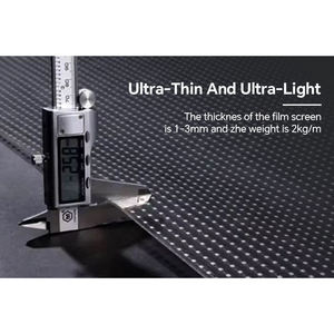 P4 Mini Crystal Thin Film LED <b>panel</b> for luxury retail interactive <b>window</b> display LED flexible transparent film display - Product Image 2