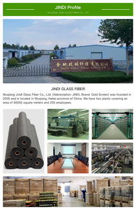 JINDI 18*16 malla rígida Industrial retráctil mosquiteras protección de fibra de vidrio mosquitera malla corredera puerta enrollable - Product Image 4
