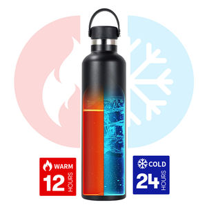 Venta al por mayor de vasos de acero inoxidable de grado alimenticio aislados al vacío de doble pared con logotipo personalizado botella de agua con paquete de tapa - Product Image 3