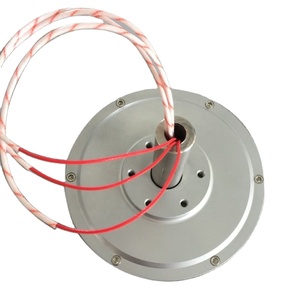 เครื่องกำเนิดไฟฟ้ากระแสสลับแบบ Axial Flux สำหรับกังหันลมแนวตั้ง 200W แรงบิดต่ำ 12V/24V 750 รอบต่อนาที 50/60Hz 200w เครื่องกำเนิดแม่เหล็ก รอบต่ำ - Product Image 1
