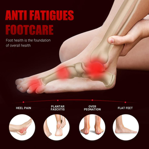 250+ Lbs Plantar Fasciitis <strong>High</strong> <strong>Arch</strong> Support Insole Heavy Duty Orthotics <strong>Insert</strong> for Men Women Flat <strong>Feet</strong> Relief <strong>Foot</strong> Pain Insole - Product Image 4