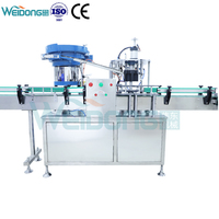 Ligne de remplissage automatique de bombes aérosols WEIDONG, électrique, haute productivité, avec bouchage sécurisé, pour emballages métalliques, aérosol, contrôlée par PLC