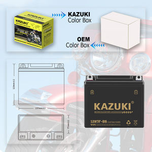 Offres Spéciales bonne qualité <span class=keywords><strong>prix</strong></span> d'usine SMF KAZUKI 12N-7F 12V 7Ah <span class=keywords><strong>batterie</strong></span> au plomb de moto rechargeable avec 2.48 kg - Product Image 5