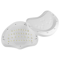 Lampe à ongles UV LED 72W avec 36 perles de fil doré, double longueur d'onde 365+405nm, capteur infrarouge compact, 4 minuteurs, séchoir de durcissement professionnel