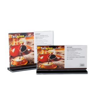 Acrylic Desktop <b>Display</b> Rack <b>Display</b> <b>Stand</b> With Custom Printed Logo For Retail Counter Promotion <b>Display</b> <b>Stand</b> - Product Image 1