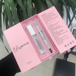 Set Regalo di Cosmetici per Trucco, Kit Fai-da-Te Vegano con Matita per Labbra e Lucidalabbra ad Alta Pigmentazione, Confezione Personalizzata - Product Image 1