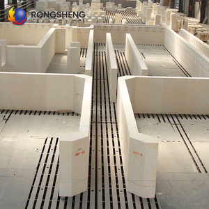 Ladrillo Refractario de Alta Resistencia al Calor RONGSHENG, Bloque de Corindón de Circonio para Horno de Vidrio, Ladrillos Refractarios AZS-33 AZS-36 AZS-41 - Product Image 5