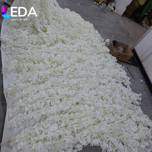 Guirnalda de orquídeas colgantes con base de tela LEDA, decoración de pared y techo, guirnalda de flores para decoración de bodas, arreglo floral para bodas - Product Image 5