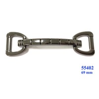 Nouveau modèle Accessoires de chaussures pour hommes Chaîne de chaussures en métal nickel noir