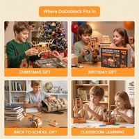 Bloques de Construcción Educativos DaDablock STEM con 36 Proyectos, Kit ESP32, Codificación Scratch Python, Compatible con el Aprendizaje del Inglés