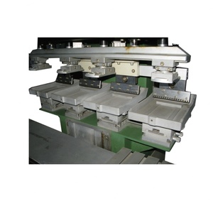 4-Color Semi-Automatic Tampo <b>Printer</b> Open Ink Tray New Condition <b>Pad</b> Printing Machine for Helmet Logo Design - Product Image 4