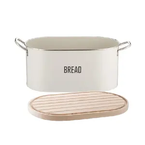 outdoor metal bread fermenting box with bamboo lid