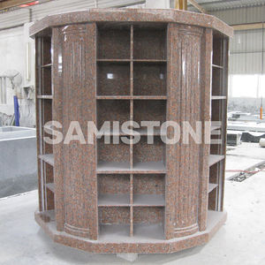 Columbarium Niche mur fournisseur Chine pierre tombale Monuments fabricant noir gris <span class=keywords><strong>granit</strong></span> extérieur jardin Design - Product Image 3