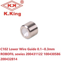 Pièces de machine de découpe à fil CHARMILLES EDM C102 Guide-fil inférieur 0,1~0,3 mm ROBOFIL Sewies 200431122 100430586 200432814 Chine 1kg