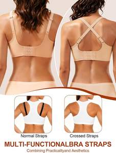 Soutiens-gorge pour femmes <span class=keywords><strong>sans</strong></span> armatures, soutien-gorge push-up à couvrance totale, soutien-gorge de tous les jours <span class=keywords><strong>sans</strong></span> coutures, confortable, soutien-gorge T-shirt - Product Image 5