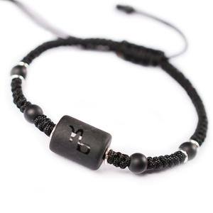 Braccialetto zodiacale ST306 tesse in <span class=keywords><strong>pietra</strong></span> opaca naturale a maglia - Product Image 2