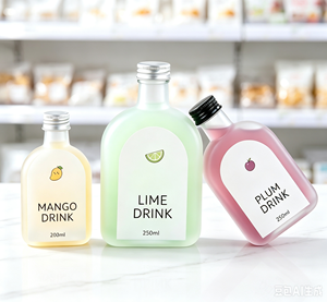 Comerciante Mayorista de Té de Frutas Utiliza Botellas de Vidrio Esmerilado Vacías para Té con Leche, Té de Frutas, Jugo de Frutas, Vino, Té Kung <span class=keywords><strong>Fu</strong></span> - Product Image 2
